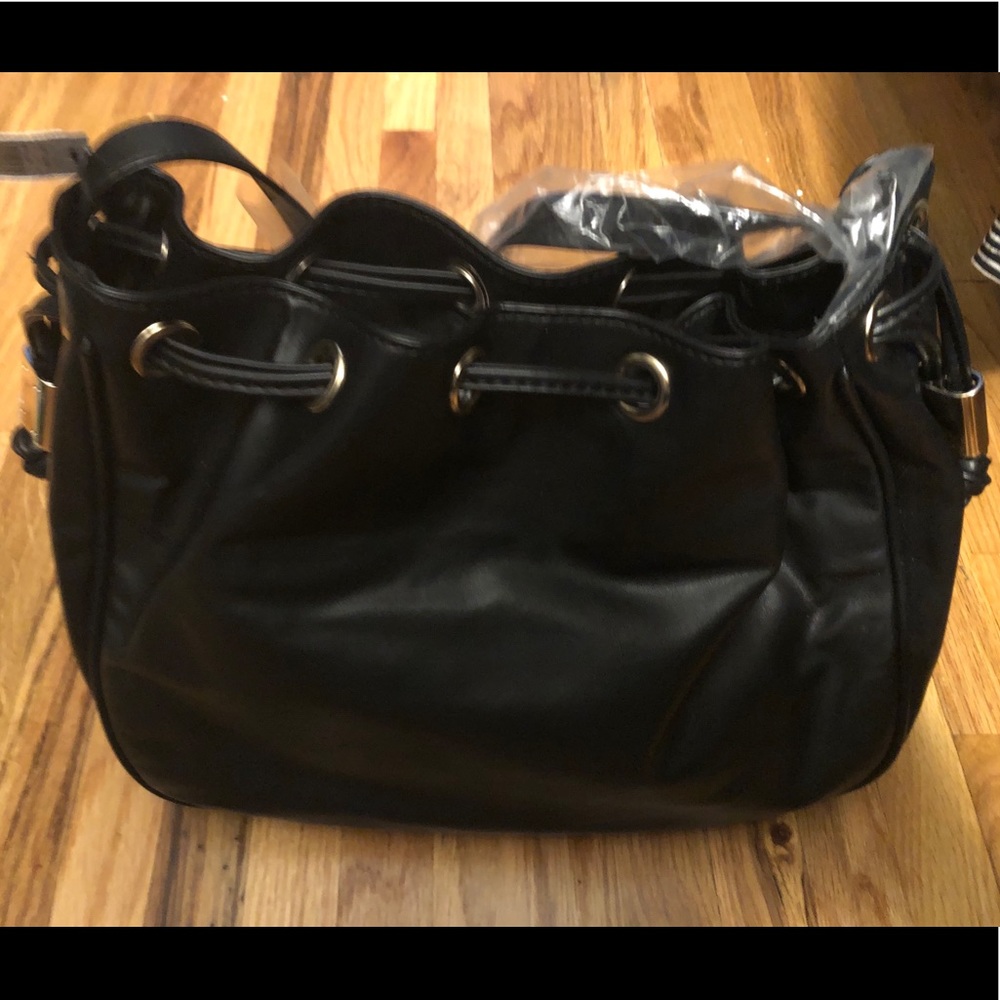 Express black crossbody purse